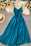 Simple V-Neck Short Dresses, A-Line Party Dresses HZ0429